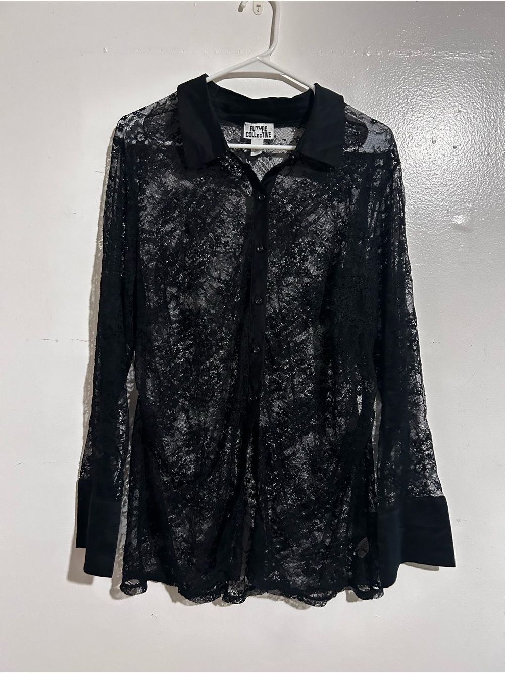 Target future collective lace button down